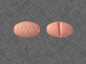 Xanax 0.5 mg (Orange Xanax oval)